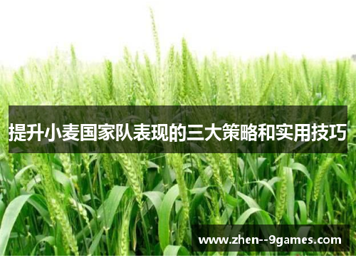 提升小麦国家队表现的三大策略和实用技巧 提升小麦国家队表现的三大策略和实用技巧